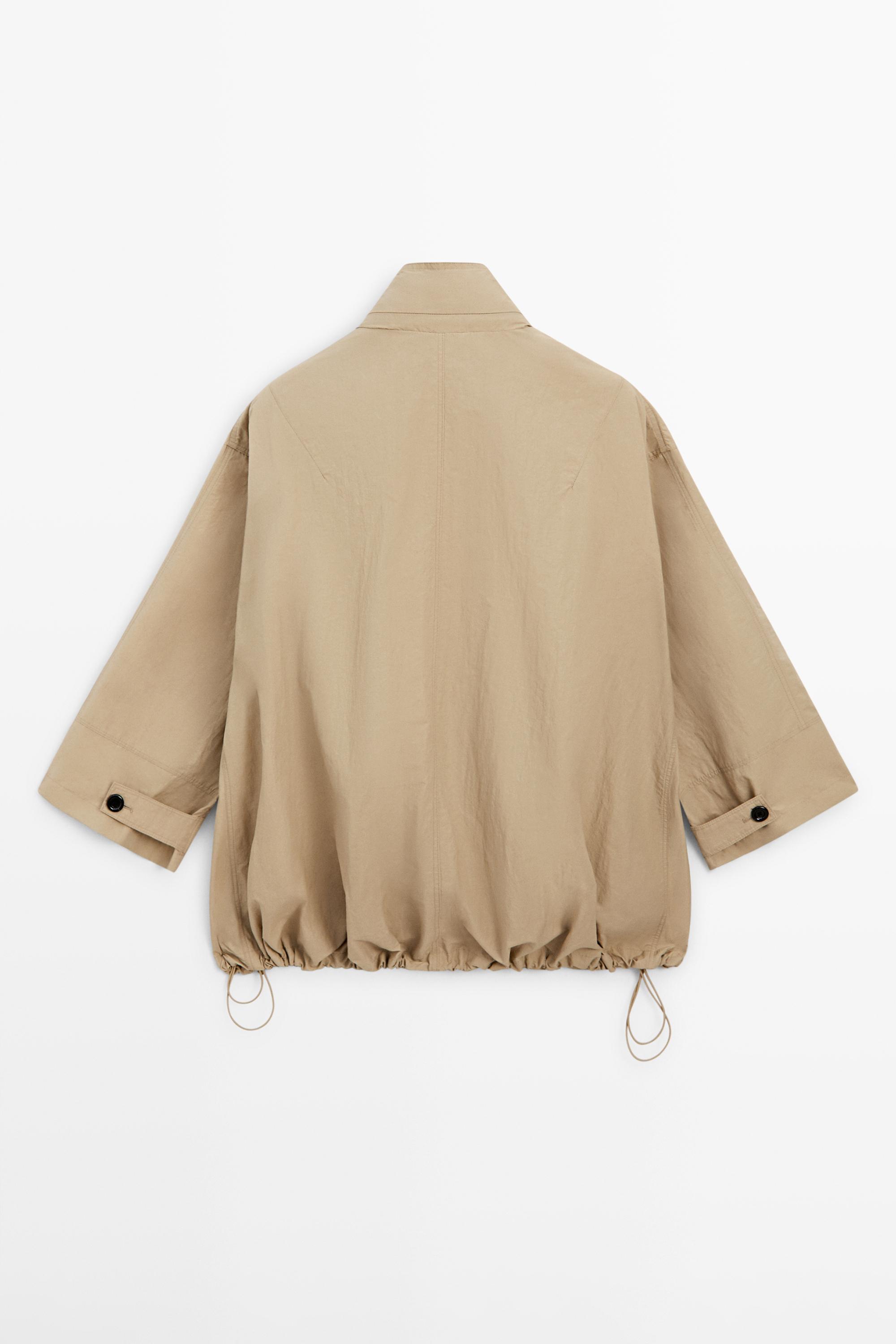 Parka bouffante à capuche